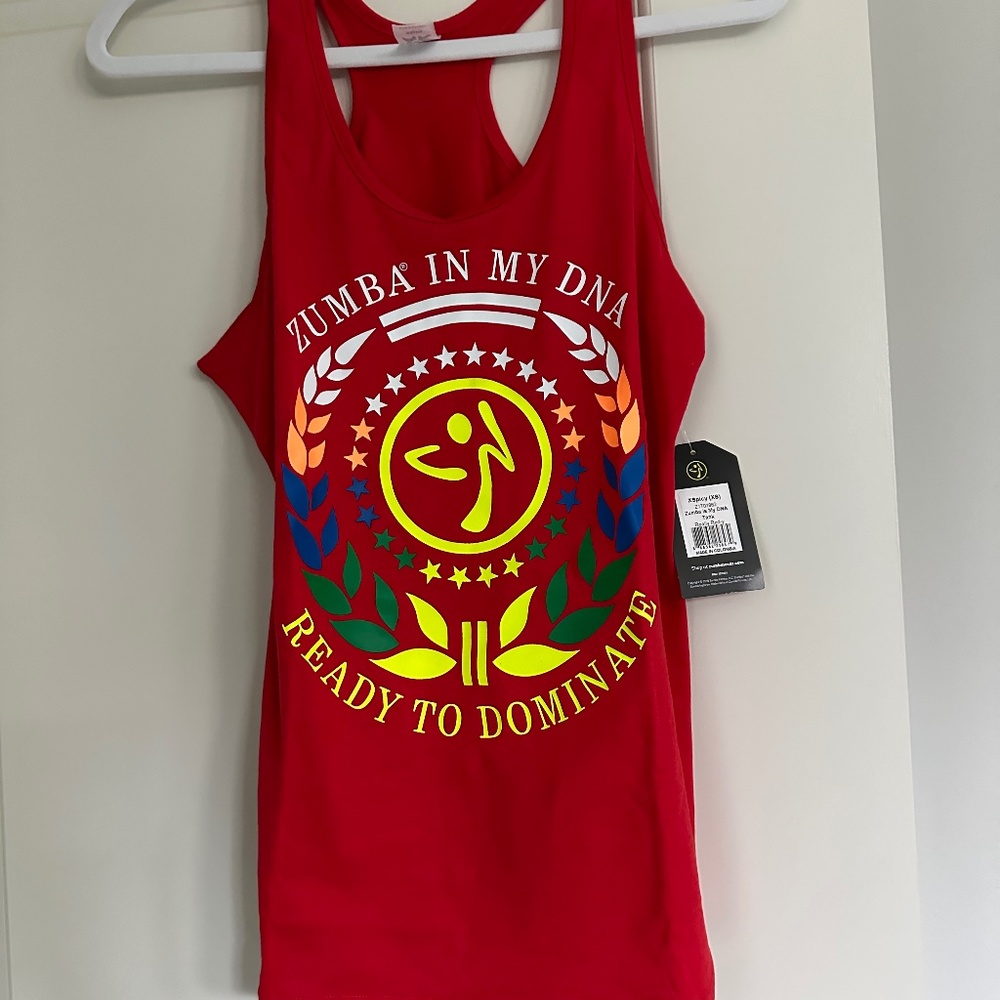 Zumba Is My DNA Tank NWT Size XS